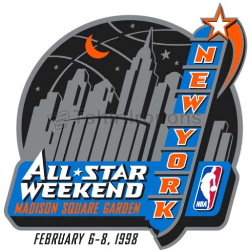 NBA All Star Game T-shirts Iron On Transfers N868 - Click Image to Close